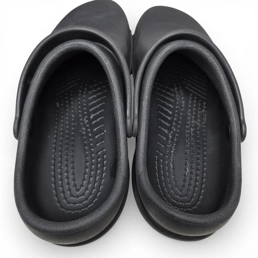 Crocs Work Bistro Clogs Unisex Black‎ Slip Resistant Chef Professional M9 W11